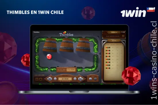 En Chile, los jugadores pueden disfrutar del juego clásico de thimbles de 1win