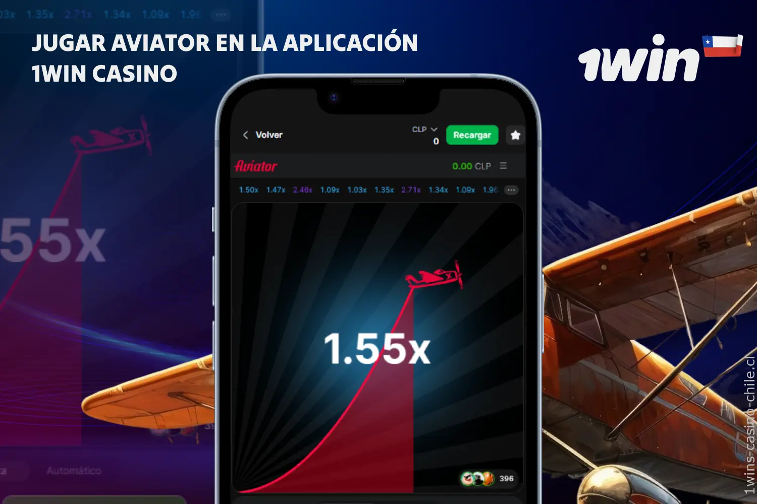 Disponible para Android e iOS, la aplicación de 1win optimiza tu experiencia de juego con funciones exclusivas